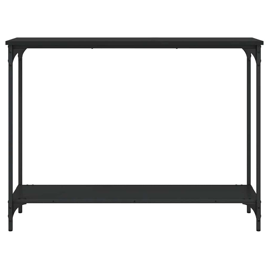Console Table Black 101x30.5x75 cm Engineered Wood