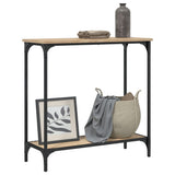 Console Table Sonoma Oak 75x30.5x75 cm Engineered Wood