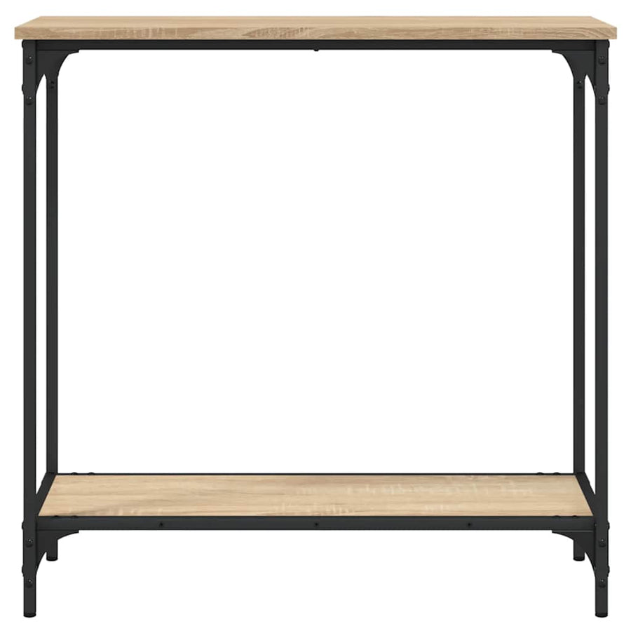 Console Table Sonoma Oak 75x30.5x75 cm Engineered Wood