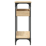 Console Table with Shelf Sonoma Oak 100x29x75cm Engineered Wood