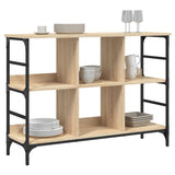 Sideboard Sonoma Oak 102x32x73.5 cm Engineered Wood - Side View