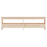 Hall Bench 160x28x45 cm Solid Wood Pine - Top-Down View