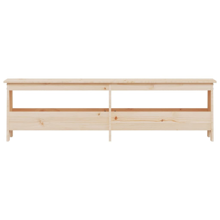 Hall Bench 160x28x45 cm Solid Wood Pine