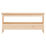 Hall Bench 100x28x45 cm Solid Wood Pine