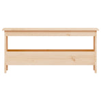 Hall Bench 100x28x45 cm Solid Wood Pine