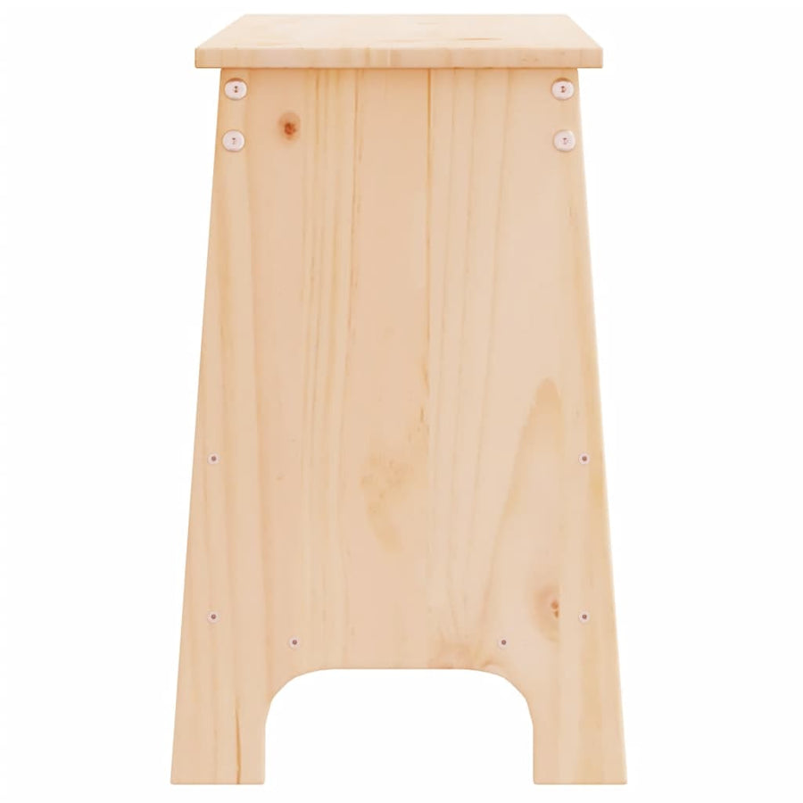 Hall Bench 100x28x45 cm Solid Wood Pine