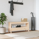 Hall Bench 100x28x45 cm Solid Wood Pine