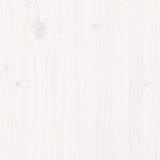 Hall Bench White 100x28x45 cm Solid Wood Pine