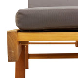 Sun Loungers 2 pcs with Cushions 200x68x83 cm Solid Wood Acacia - 45-Degree Angle