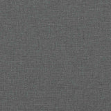 Bench with Backrest Dark Grey 120x62x75.5 cm Fabric