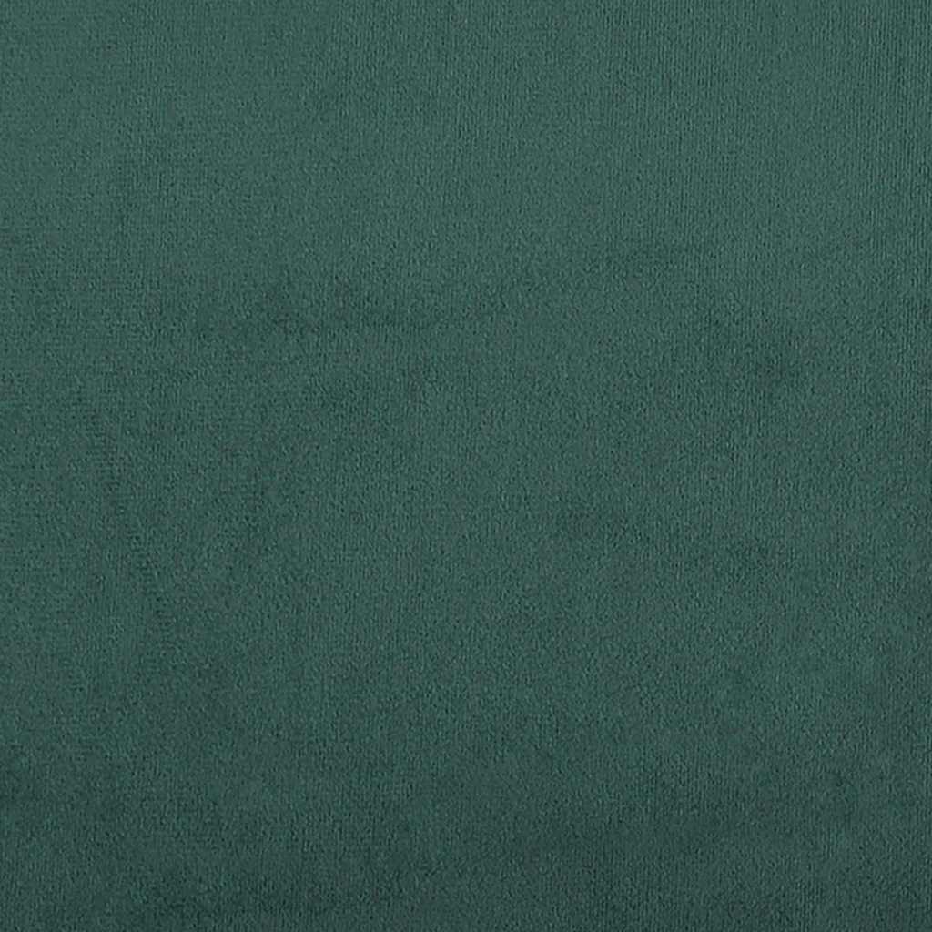 Bench with Cushions Dark Green 120.5x65x75 cm Velvet