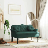 Bench with Cushions Dark Green 120.5x65x75 cm Velvet