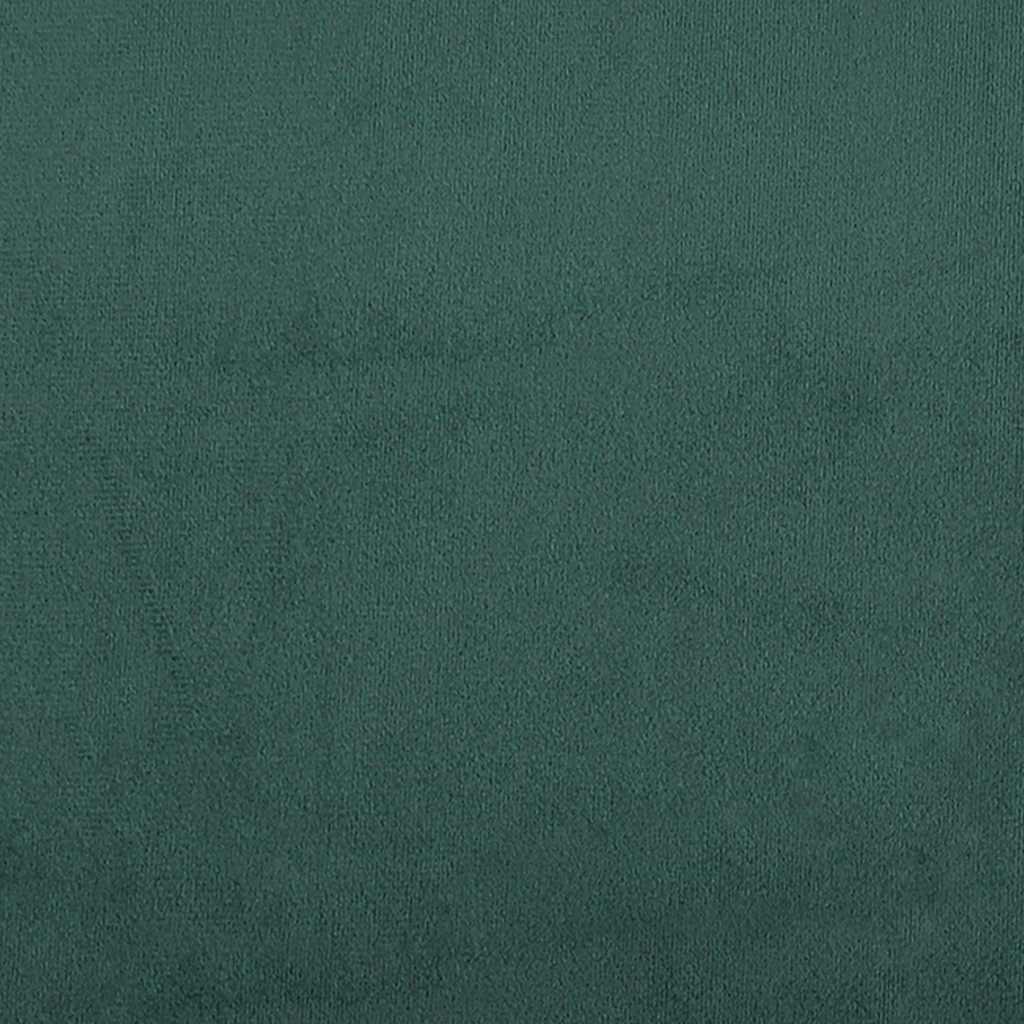 Bench with Backrest Dark Green 119.5x64.5x75 cm Velvet