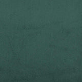 Bench with Backrest Dark Green 119.5x64.5x75 cm Velvet - Low Angle