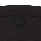Recliner Chair Black Fabric