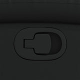 Recliner Chair Black Faux Leather - Extra Image