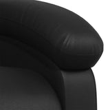 Massage Recliner Chair Black Faux Leather - Extra Image