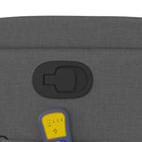 Massage Recliner Chair Dark Grey Fabric - Extra Image