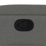 Recliner Chair Dark Grey Fabric - Extra Image
