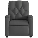 Recliner Chair Dark Grey Fabric