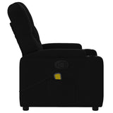 Massage Recliner Chair Black Fabric - Extra Image