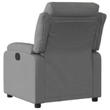 Recliner Chair Dark Grey Fabric - Side View