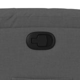 Recliner Chair Dark Grey Fabric
