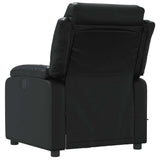 Massage Recliner Chair Black Faux Leather