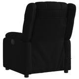 Massage Recliner Chair Black Fabric - 45-Degree Angle