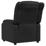 Massage Recliner Chair Black Faux Leather - 45-Degree Angle