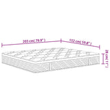 Pocket Spring Mattress Medium 152x203 cm Queen Size - Extra Image