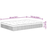 Pocket Spring Mattress Medium Plus 152x203 cm Queen Size - Extra Image