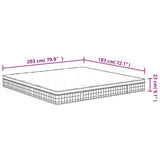 Bonnell Spring Mattress Medium 183x203 cm