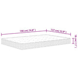 Bonnell Spring Mattress Medium 137x190 cm Double Size - Close-Up Angle