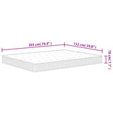 Bonnell Spring Mattress Medium 152x203 cm Queen Size - Close-Up Angle