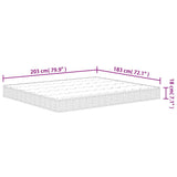 Bonnell Spring Mattress Medium 183x203 cm - Close-Up Angle