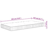 Pocket Spring Mattress Medium 107x203 cm King Single Size