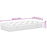 Pocket Spring Mattress Medium 90x190 cm