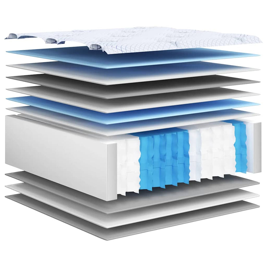 Pocket Spring Mattress Medium 137x190 cm Double Size