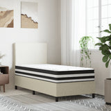 Pocket Spring Mattress Medium 90x190 cm - Front View