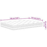 Pocket Spring Mattress Medium 137x190 cm