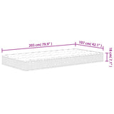 Bonnell Spring Mattress Medium 107x203 cm King Single Size - Extra Image