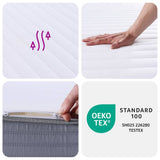 Foam Mattress Medium Soft 152x203 cm Queen Size