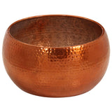 Coffee Table Brass Ø55x28 cm Aluminium - Top-Down View