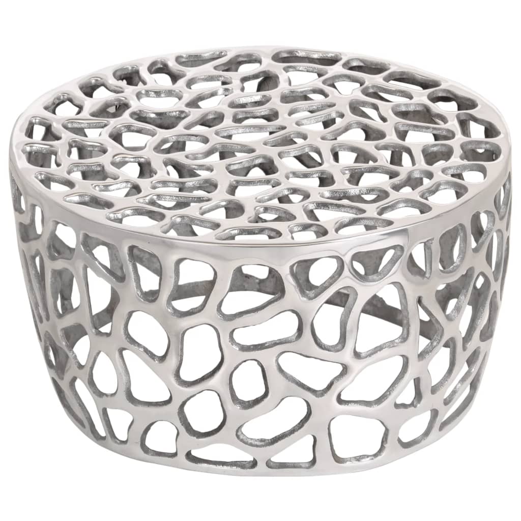Coffee Table Silver ?5x31 cm Aluminium