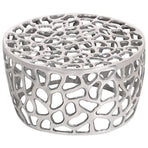 Coffee Table Silver ?5x31 cm Aluminium