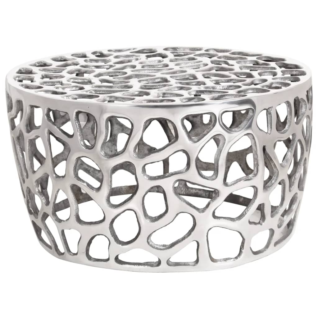 Coffee Table Silver ?5x31 cm Aluminium