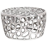 Coffee Table Silver ?5x31 cm Aluminium