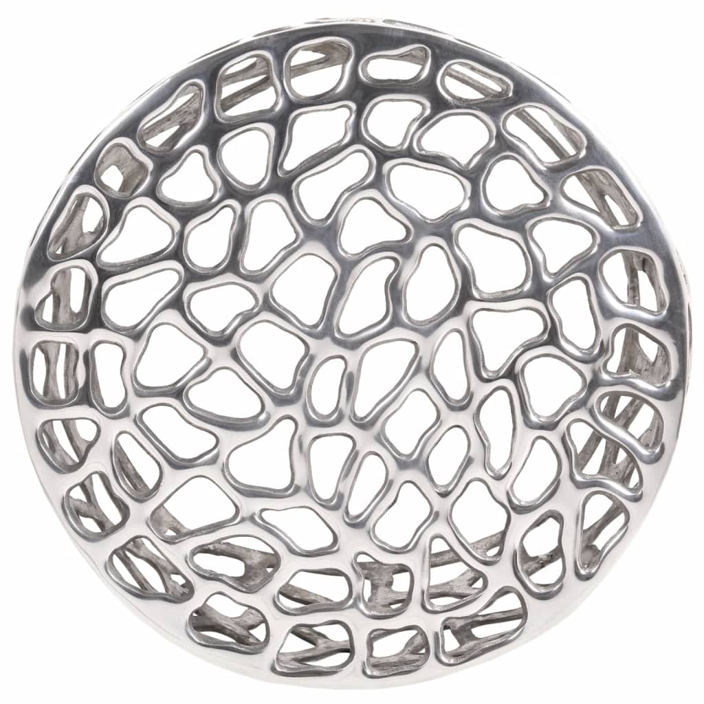 Coffee Table Silver ?5x31 cm Aluminium