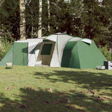 Family Tent Dome 12-Person Green Waterproof - Side View